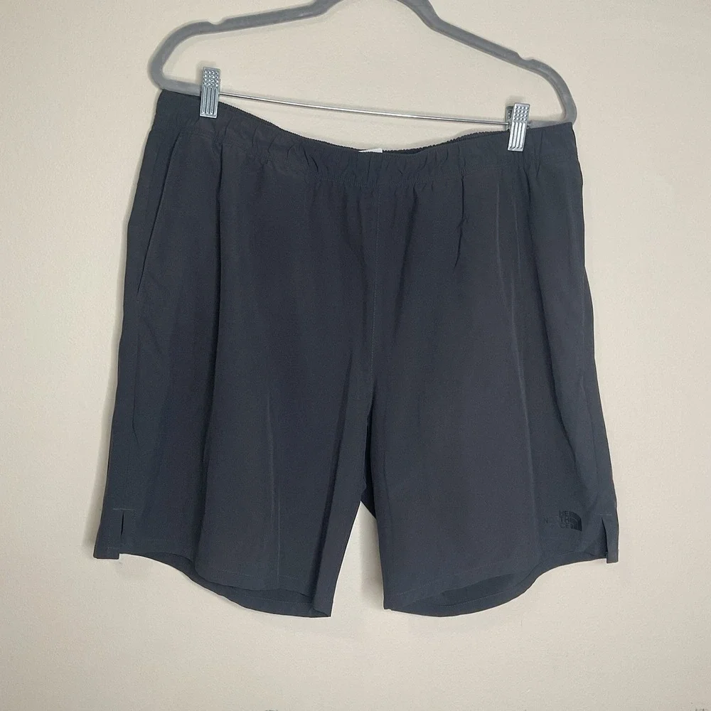 The North Face Shorts Mens XL Gray Asphalt Unlined Cargo Chino Hiking‎ Fishing